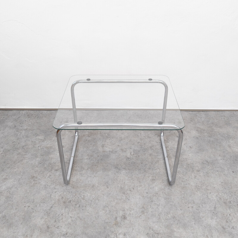 Mid century tubular steel coffee table by Kovona, Czechoslovakia 1950s