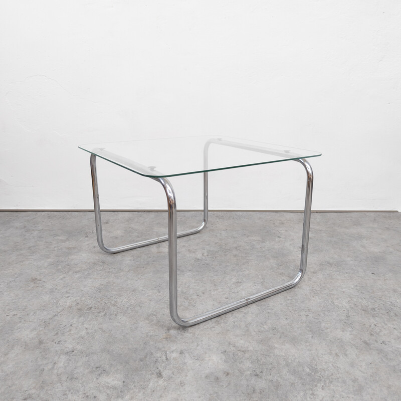 Mid century tubular steel coffee table by Kovona, Czechoslovakia 1950s