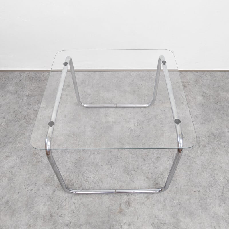 Mid century tubular steel coffee table by Kovona, Czechoslovakia 1950s