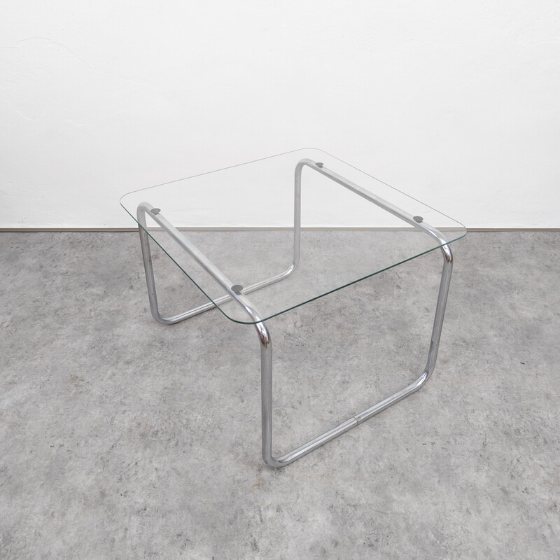 Mid century tubular steel coffee table by Kovona, Czechoslovakia 1950s