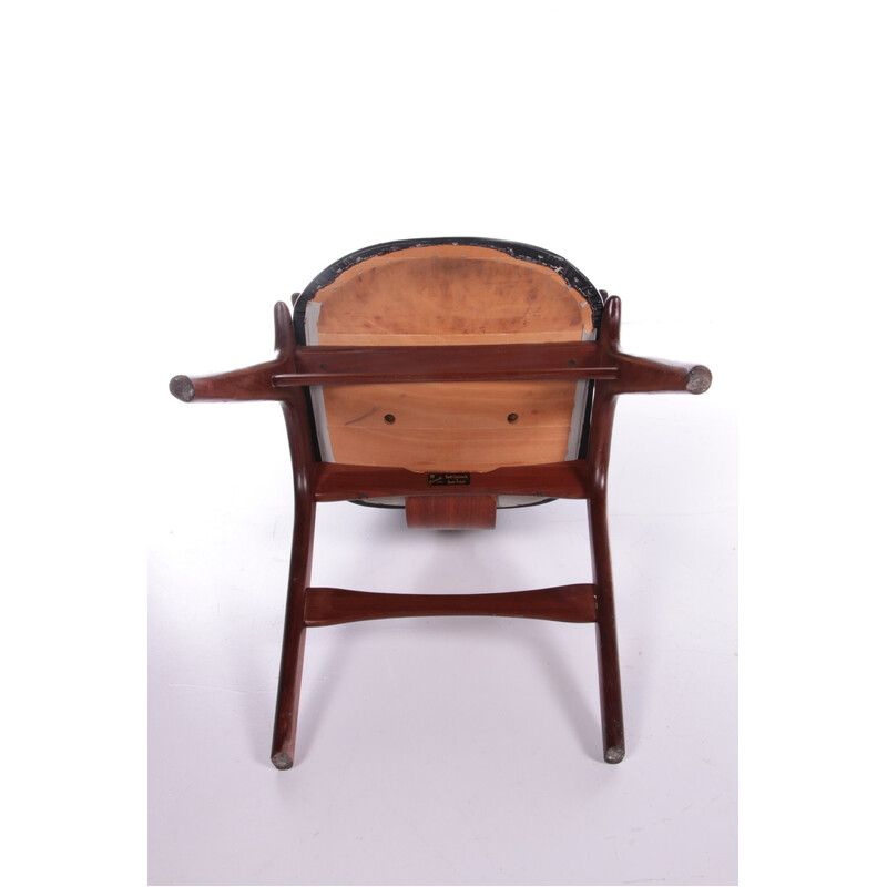 Vintage cow horn chair by Louis van Teeffelen for Wébé