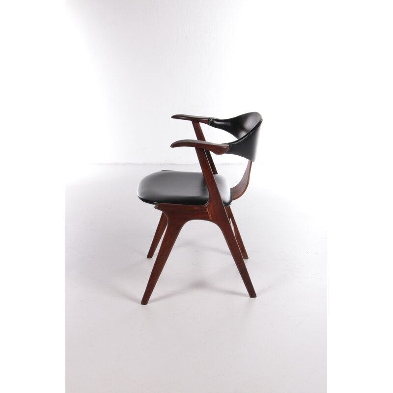 Vintage-Stuhl aus Kuhhorn von Louis van Teeffelen für Wébé