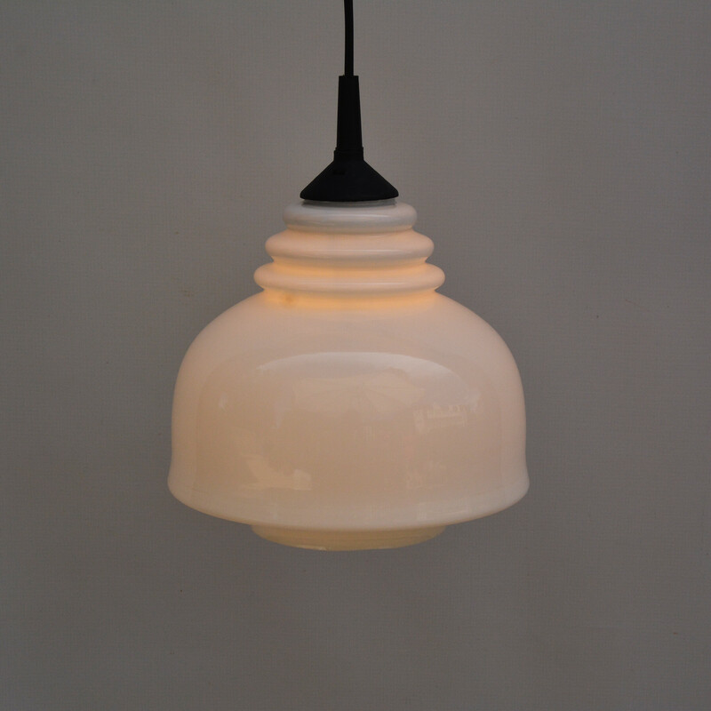 Lámpara de suspensión vintage de Polam Meos, Polonia 1970