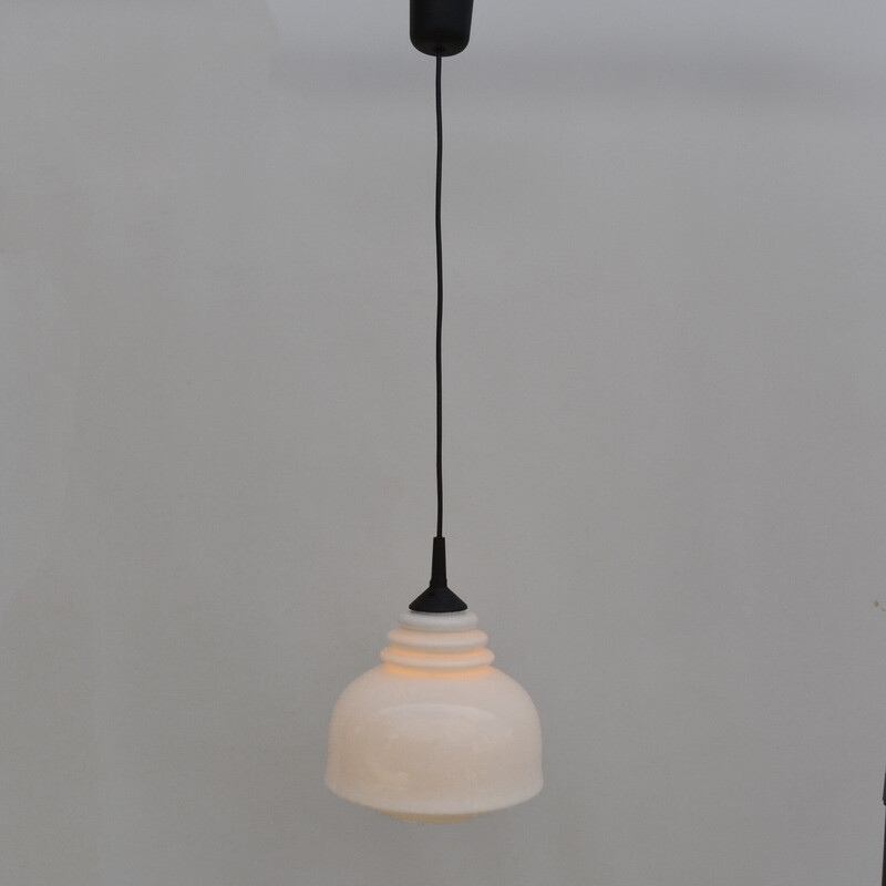 Lámpara de suspensión vintage de Polam Meos, Polonia 1970