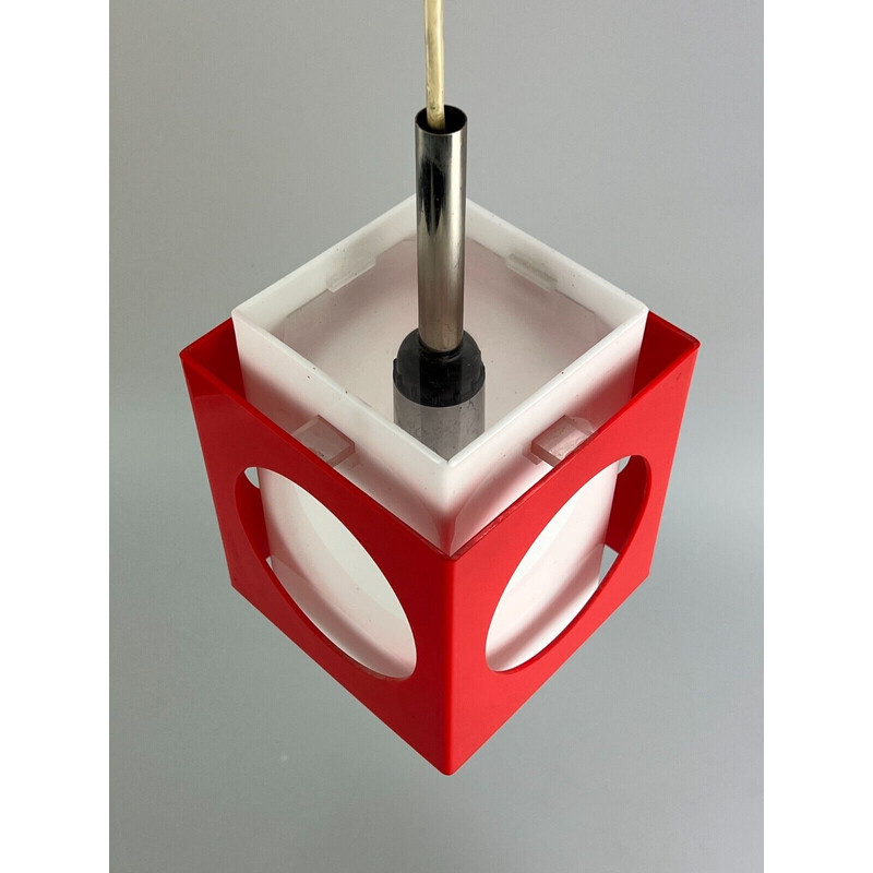 Lampada a sospensione in plastica vintage, 1960-1970