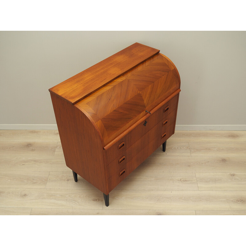 Vintage teakhouten bureau, Denemarken 1970