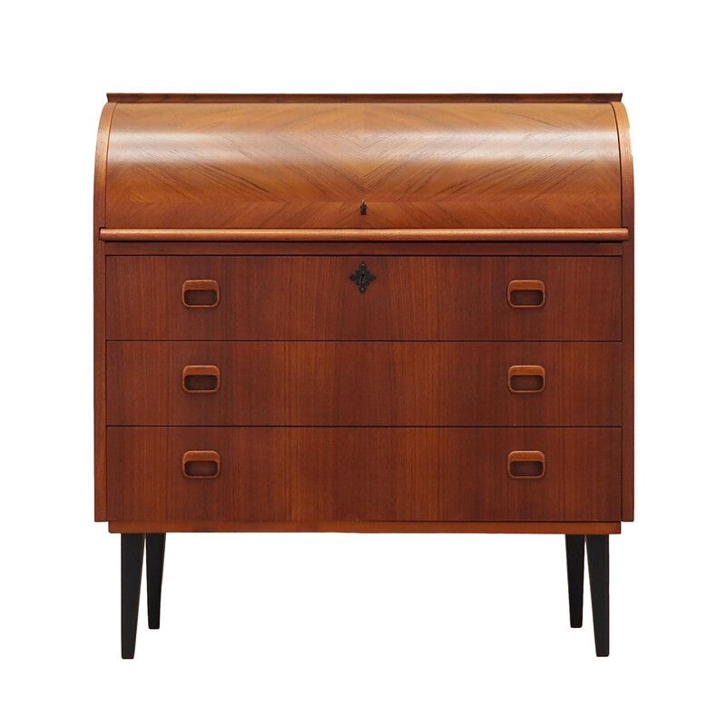 Vintage teakhouten bureau, Denemarken 1970