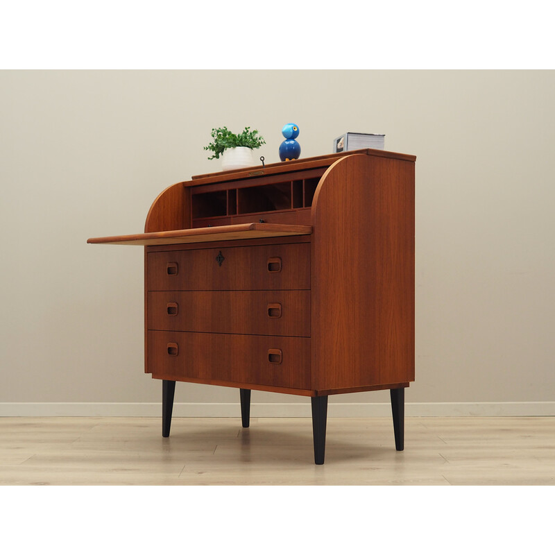 Teak vintage secretary, Denmark 1970s