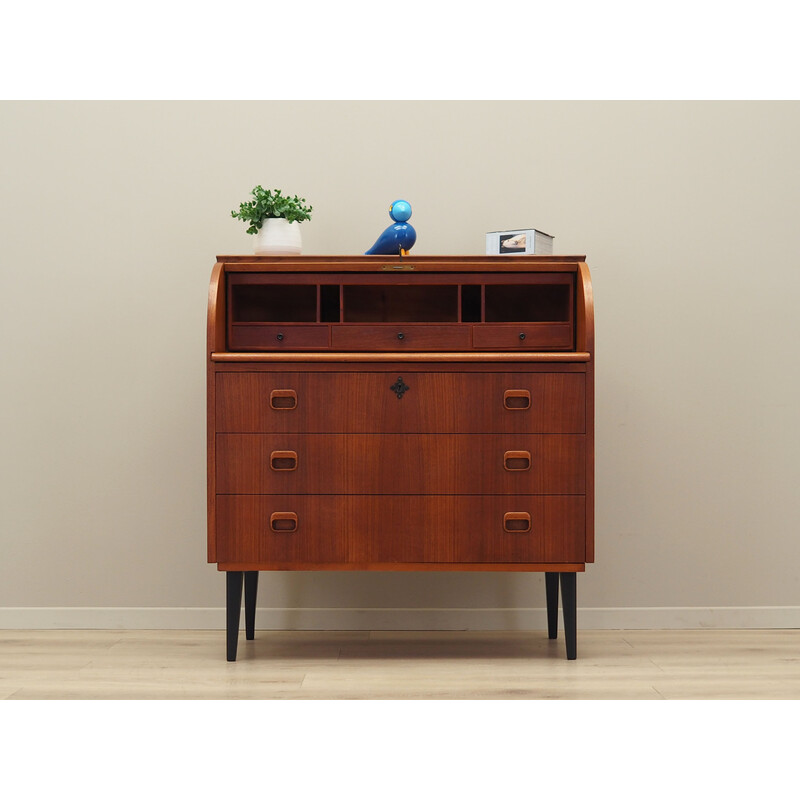 Teak vintage secretary, Denmark 1970s