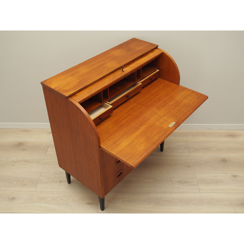 Vintage teakhouten bureau, Denemarken 1970