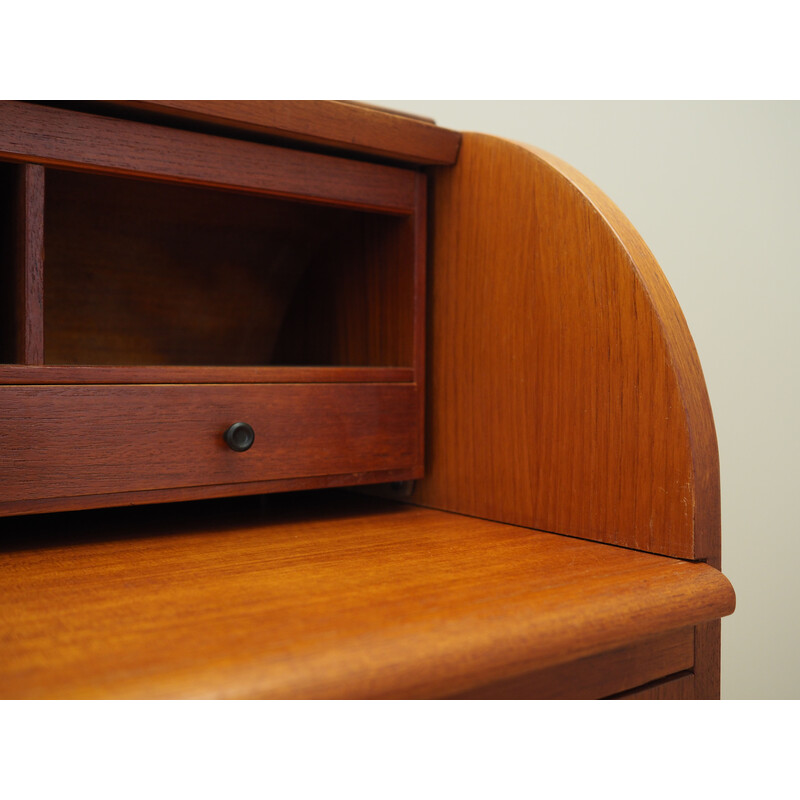 Teak vintage secretary, Denmark 1970s