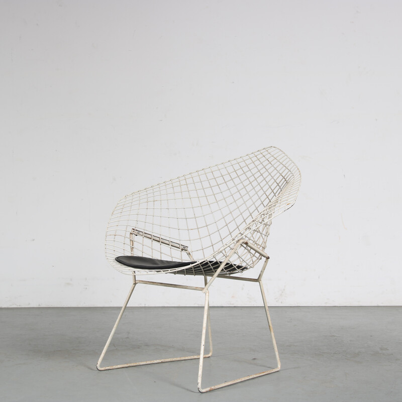 Pair of vintage "Little Diamonds" armchair by Harry Bertoia for Knoll International, USA 1970s