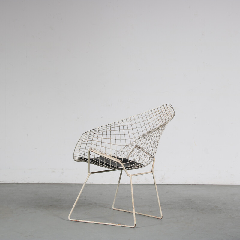 Pair of vintage "Little Diamonds" armchair by Harry Bertoia for Knoll International, USA 1970s