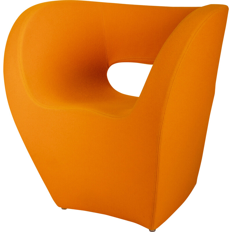 Vintage orange Little Albert armchair by Ron Arad for Moroso