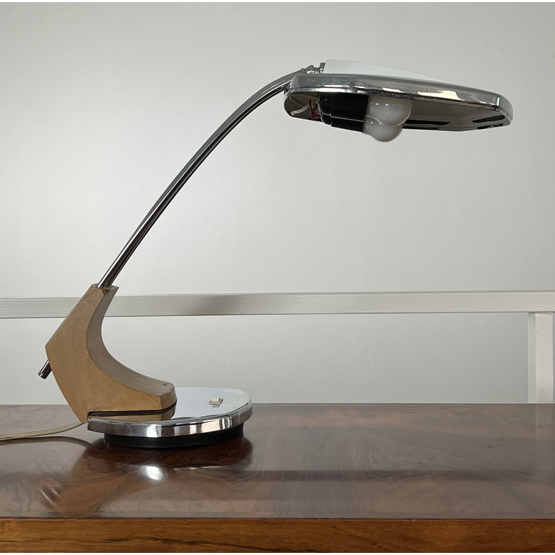 Falux" vintage bureaulamp van Luis Pérez de la Oliva voor Fase, 1970