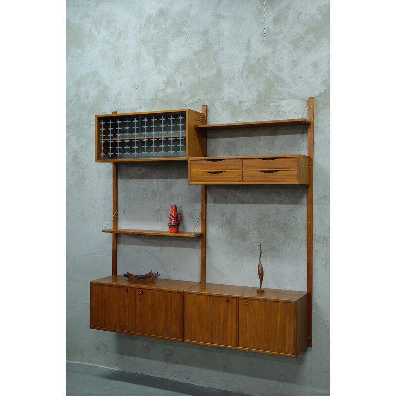 Vintage wall unit by Torbjorn Afdal for Bruksbo, Norway 1960s