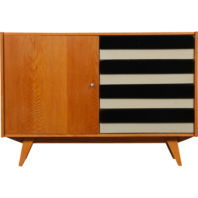 Vintage chest of drawers model U458 by Jiri Jiroutek for Interier Praha, Czech Republic 1960