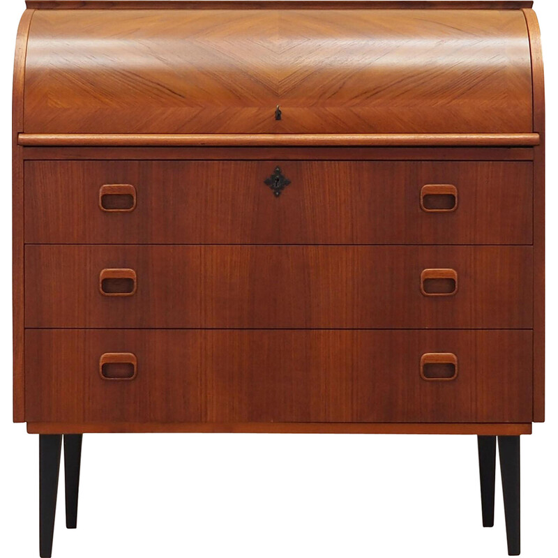 Vintage teakhouten bureau, Denemarken 1970