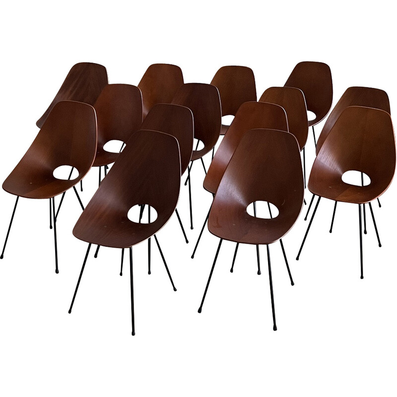 Vintage-Stuhl aus gebogenem Holz von Vittorio Nobili für Fratelli Tagliablue, 1950