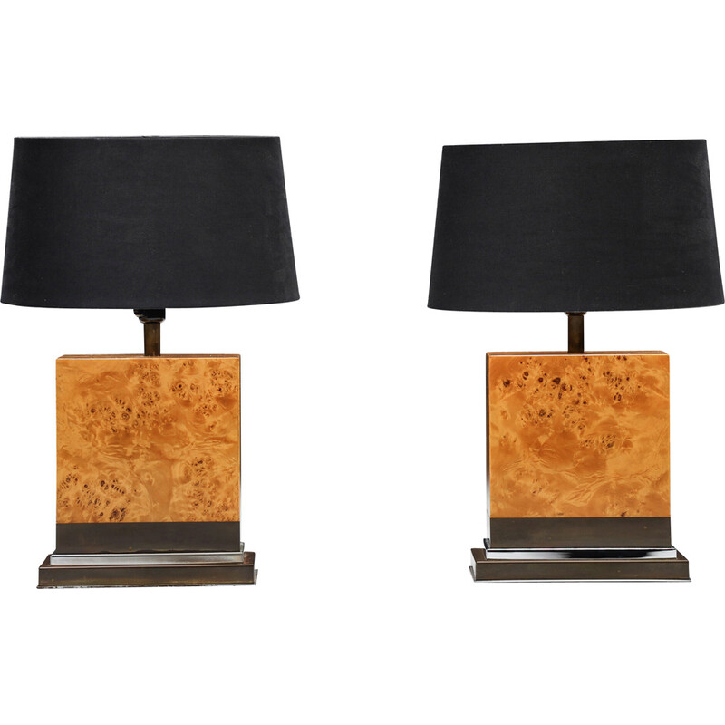 Vintage table lamp by Jean Claude Mahey, 1970s