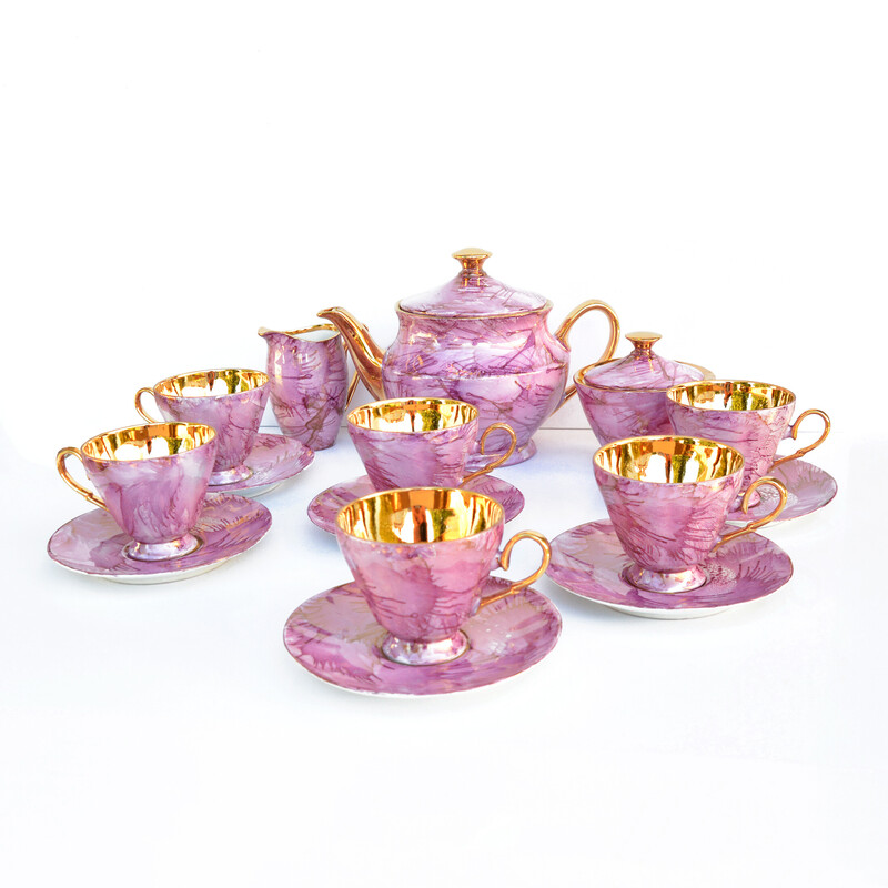 Vintage Carry coffee service by W. Potocki Włocławek for Włocławskie Zakłady Ceramiki Stolowej, Poland 1960s