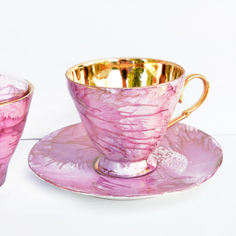 Vintage Carry coffee service by W. Potocki Włocławek for Włocławskie Zakłady Ceramiki Stolowej, Poland 1960s