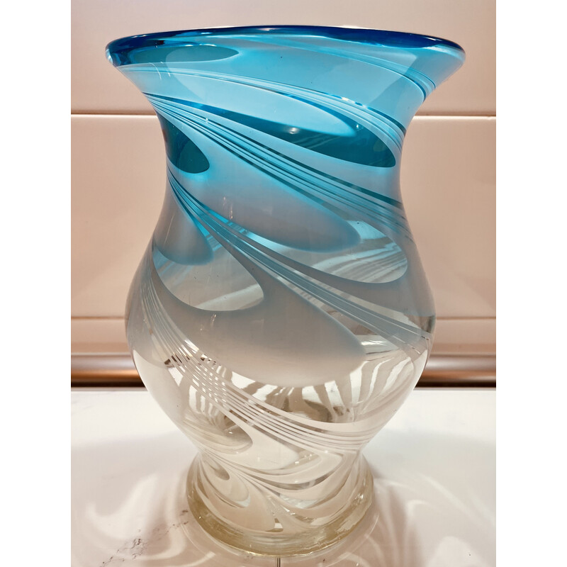 Vintage Murano glass vase by Carlo Scarpa