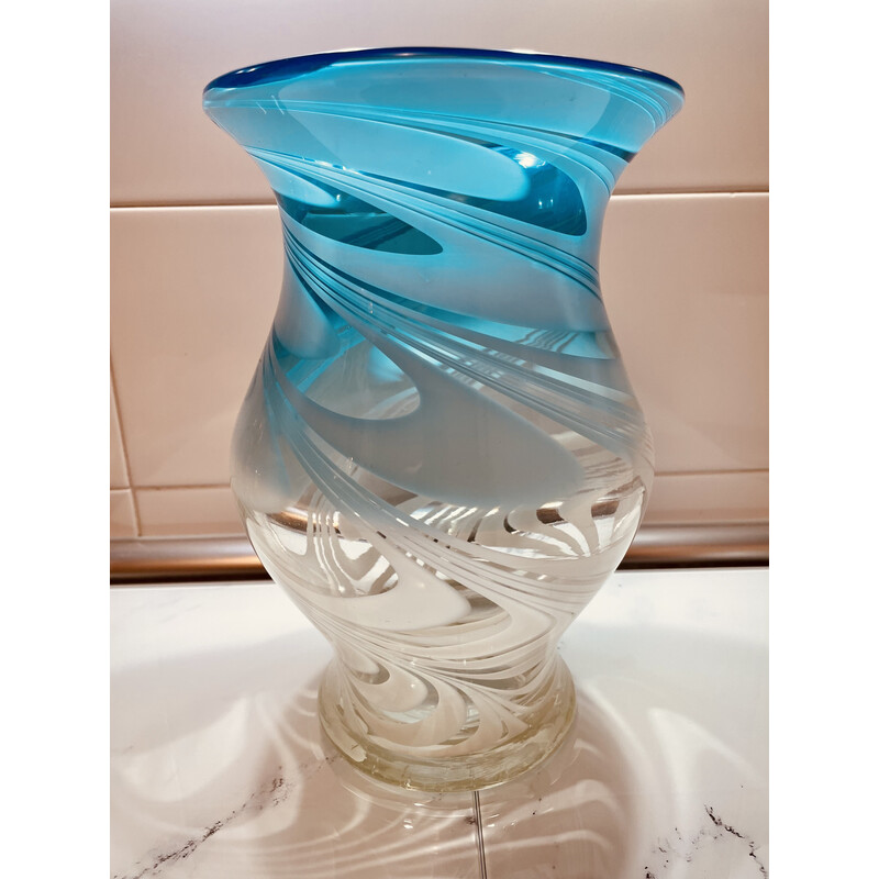 Vintage Murano glass vase by Carlo Scarpa