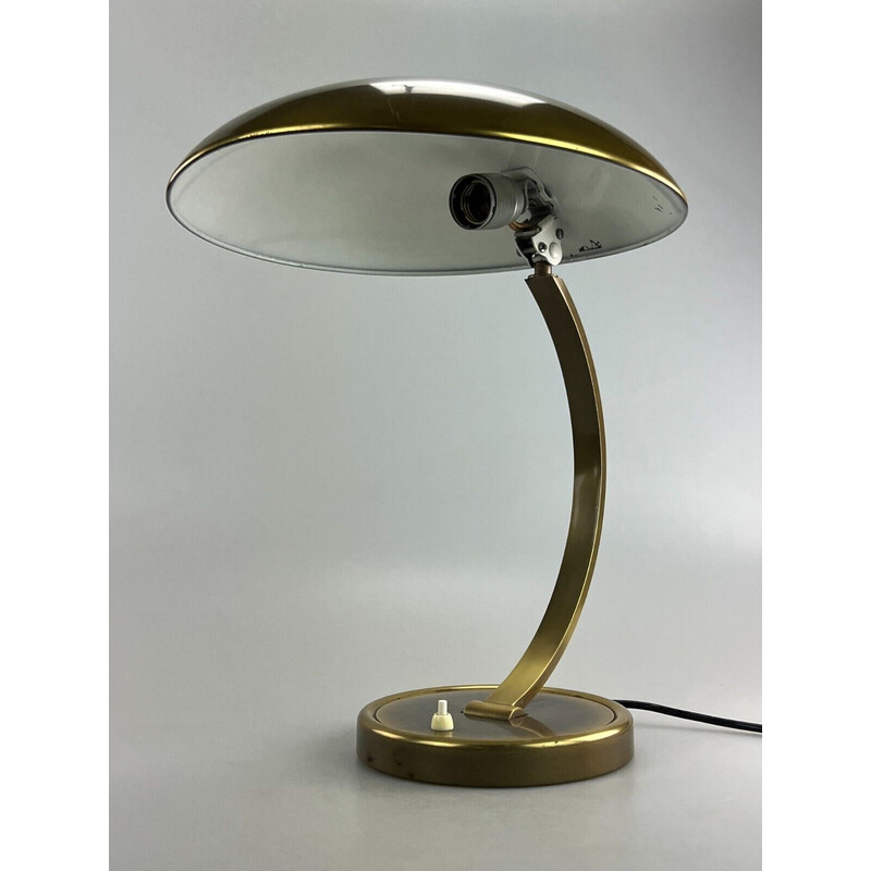 Lampe de table vintage 6751 en laiton par Kaiser Idell, 1960