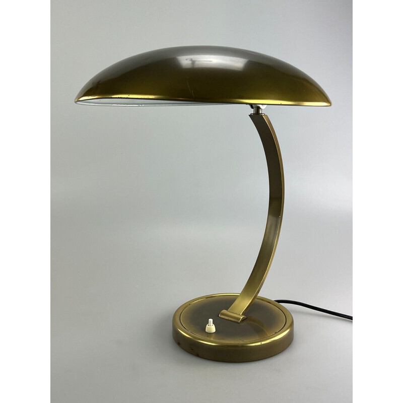 Lampe de table vintage 6751 en laiton par Kaiser Idell, 1960