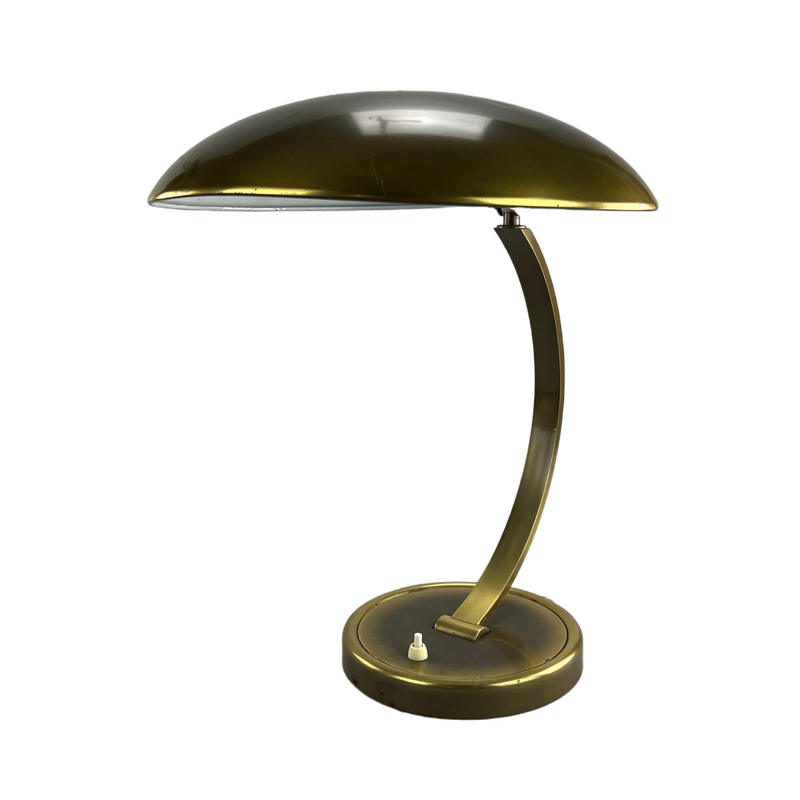 Vintage table lamp 6751 in brass by Kaiser Idell, 1960s