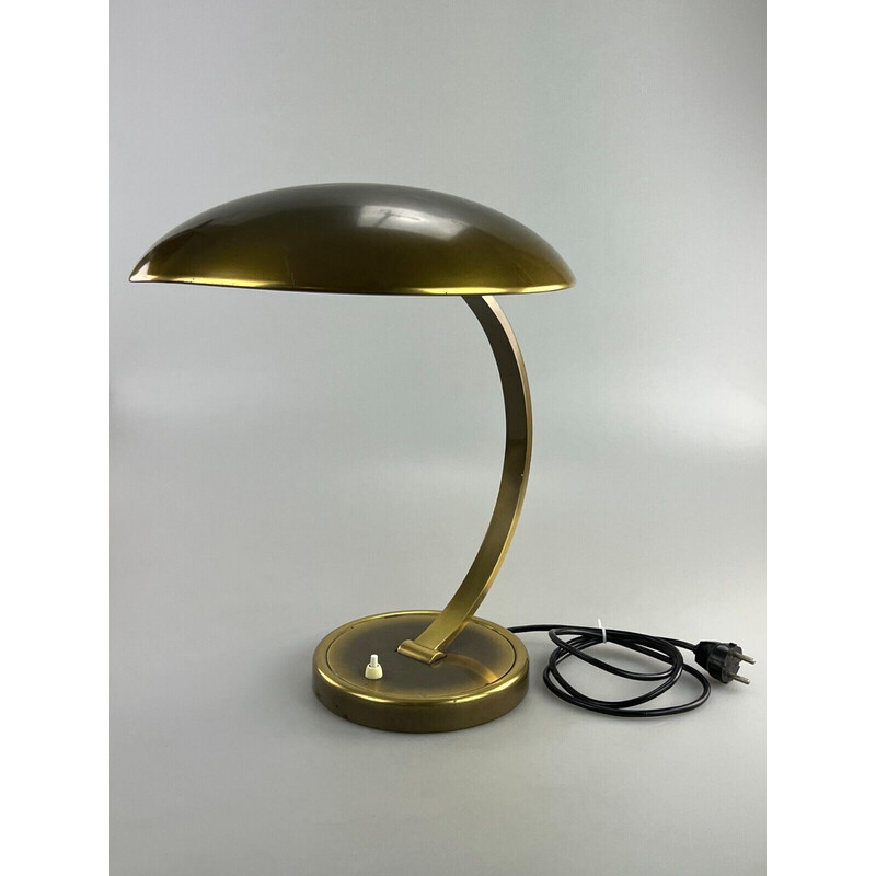 Lampe de table vintage 6751 en laiton par Kaiser Idell, 1960