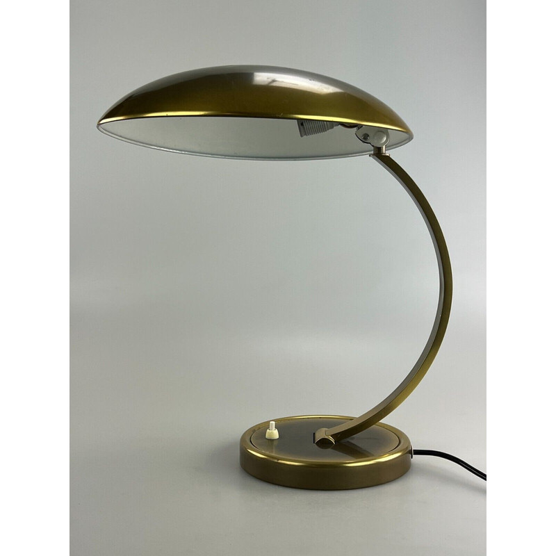 Lámpara de mesa vintage 6751 de latón de Kaiser Idell, 1960