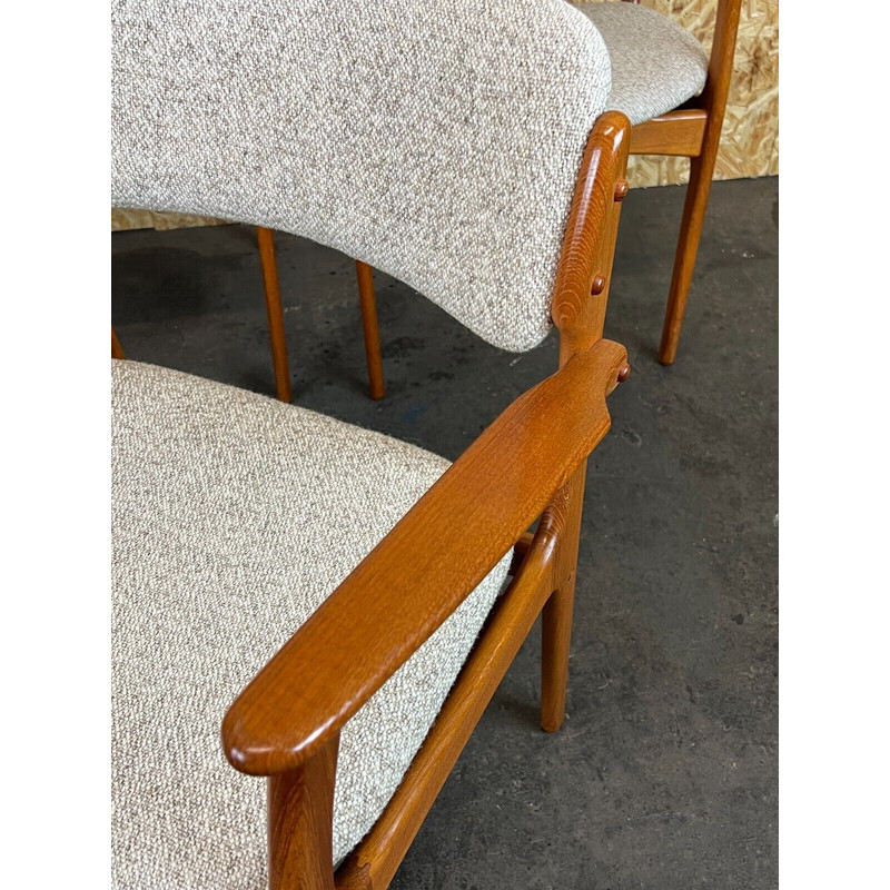 Set of 4 vintage teak dining chairs by Erik Buch for O.d. furniture, 1960s-1970s