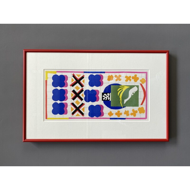 Litografia vintage "Poissons Chinois" di Henri Matisse, anni 1958