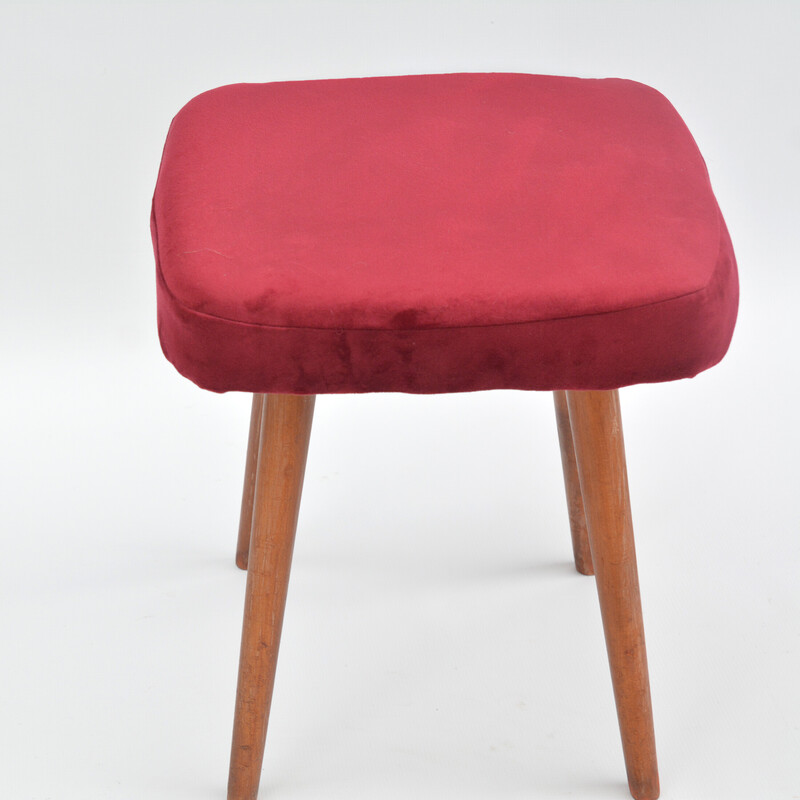 Vintage Stick stool by Dolnośląska Fabryka Mebli, Poland 1960s