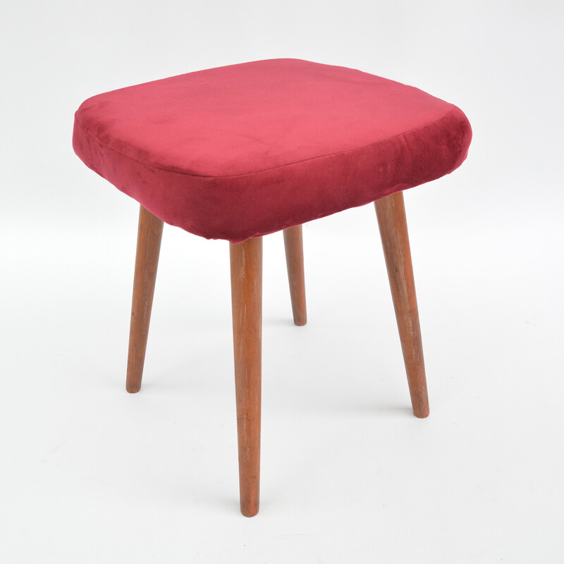 Vintage Stick stool by Dolnośląska Fabryka Mebli, Poland 1960s