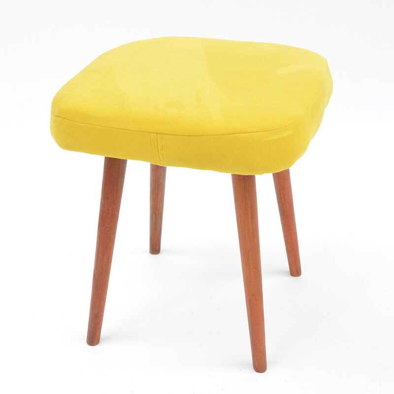 Tabouret vintage "Dolnośląska Fabryka Mebli", Pologne 1960