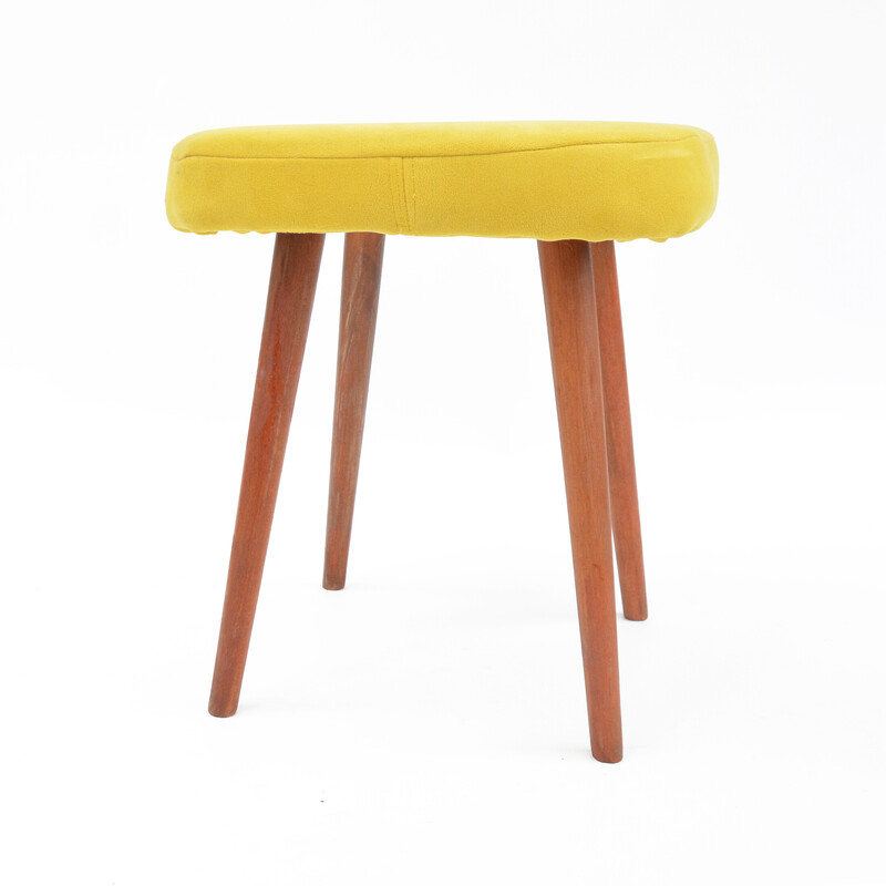 Tabouret vintage "Dolnośląska Fabryka Mebli", Pologne 1960