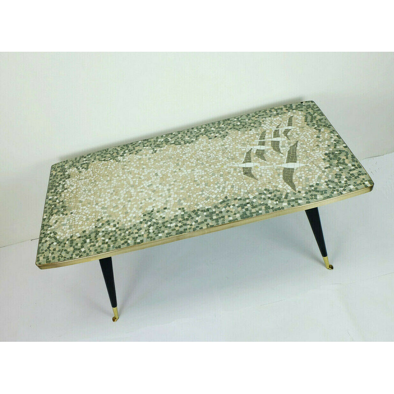 Mid century mosaic coffee table by Mueller-Oerlinghausen, 1950s