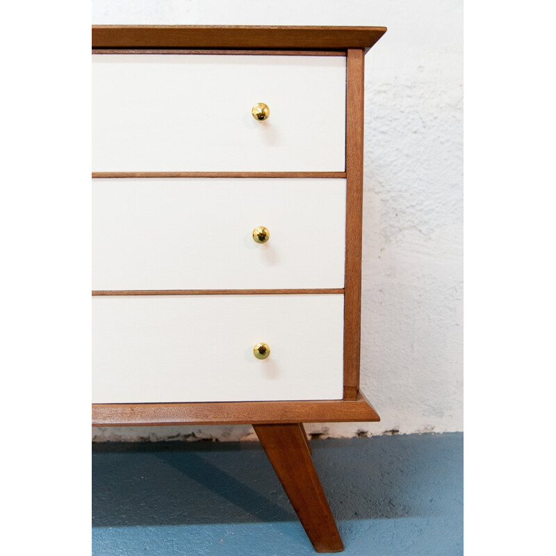 Vintage oak chest of drawers - 1960