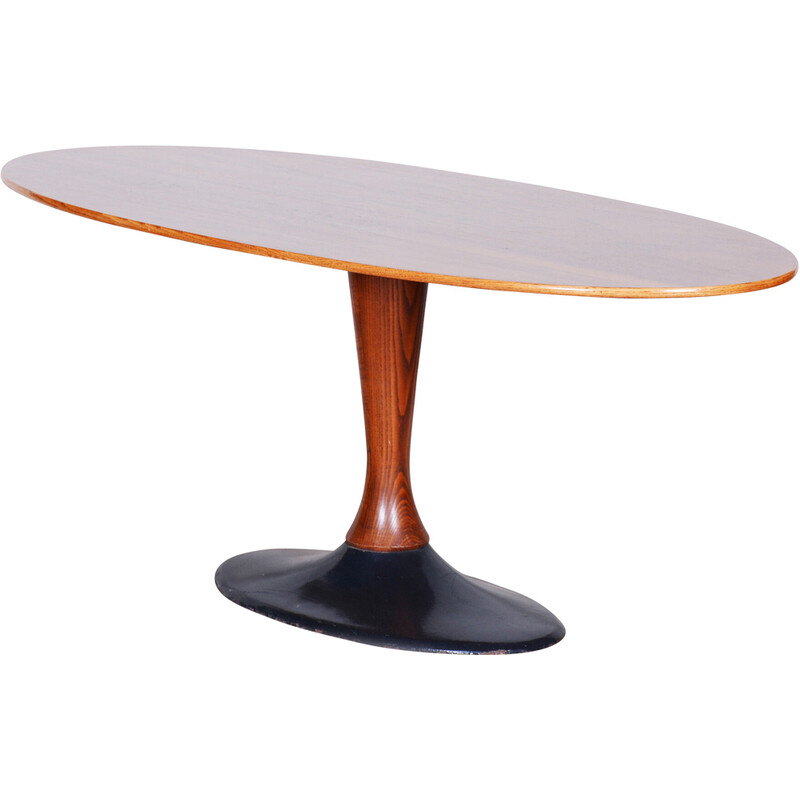 Table basse ovale vintage