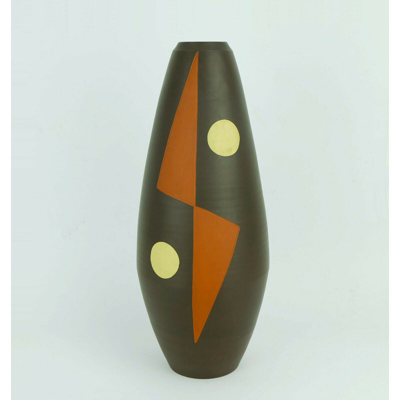 Mid century ceramic vase model 124/35 by Wendelin Stahl, 1950s