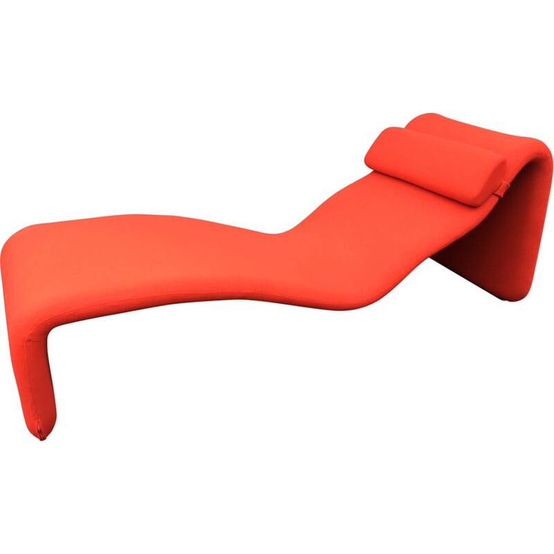 Chaise longue rouge "Djinn" Airborne, Olivier MOURGUE - 1960