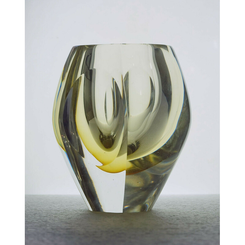 Vintage vase Ventana by Mona Morales Schildt for Kosta, Sweden 1950s