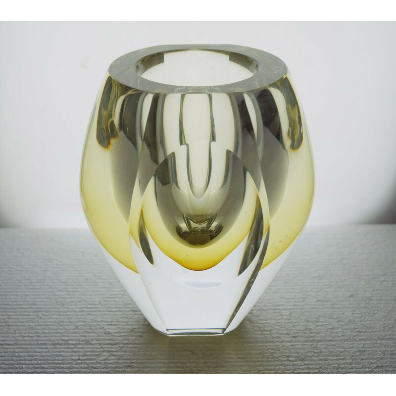 Vintage vase Ventana by Mona Morales Schildt for Kosta, Sweden 1950s