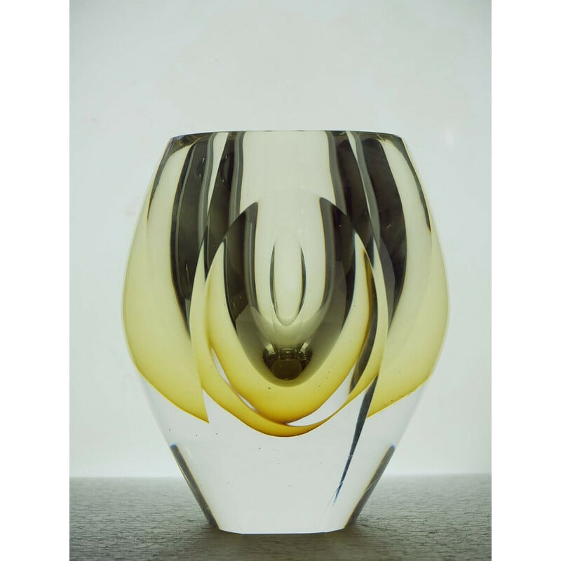 Vintage vase Ventana by Mona Morales Schildt for Kosta, Sweden 1950s