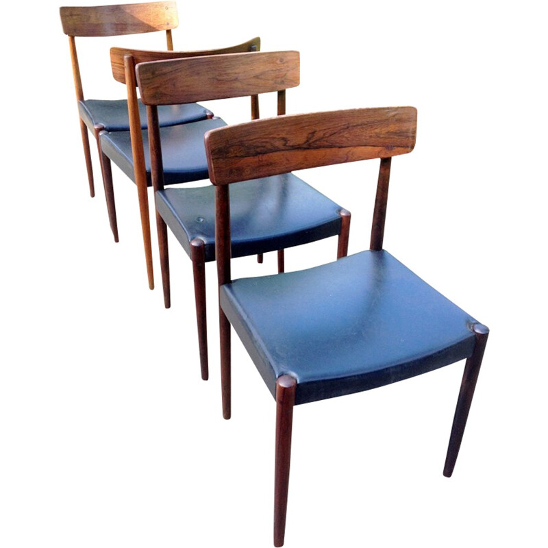 Set of 4 Troeds Bjärnum chairs in teak, Nils JONSSON - 1960s