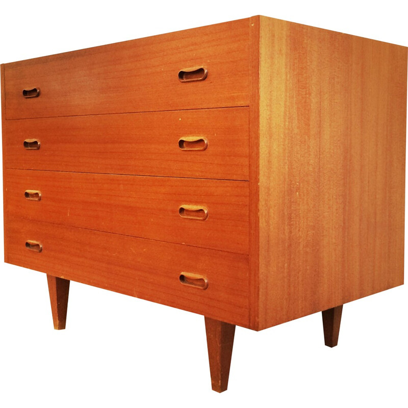 Mid-century chest of drawers with door - 1970s