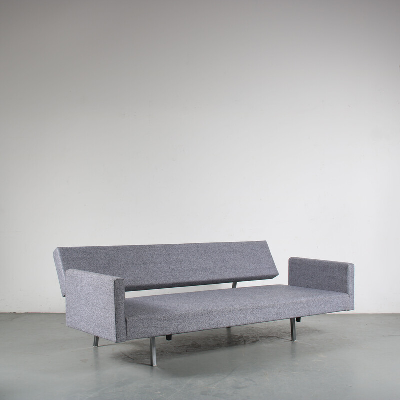 Vintage 3-Sitzer-Sofa aus lackiertem Metall von Martin Visser für 't Spectrum, Niederlande 1960